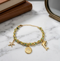 Celestial Coin Charm Bracelet