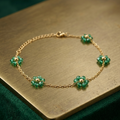 Emerald Blossom Bracelet