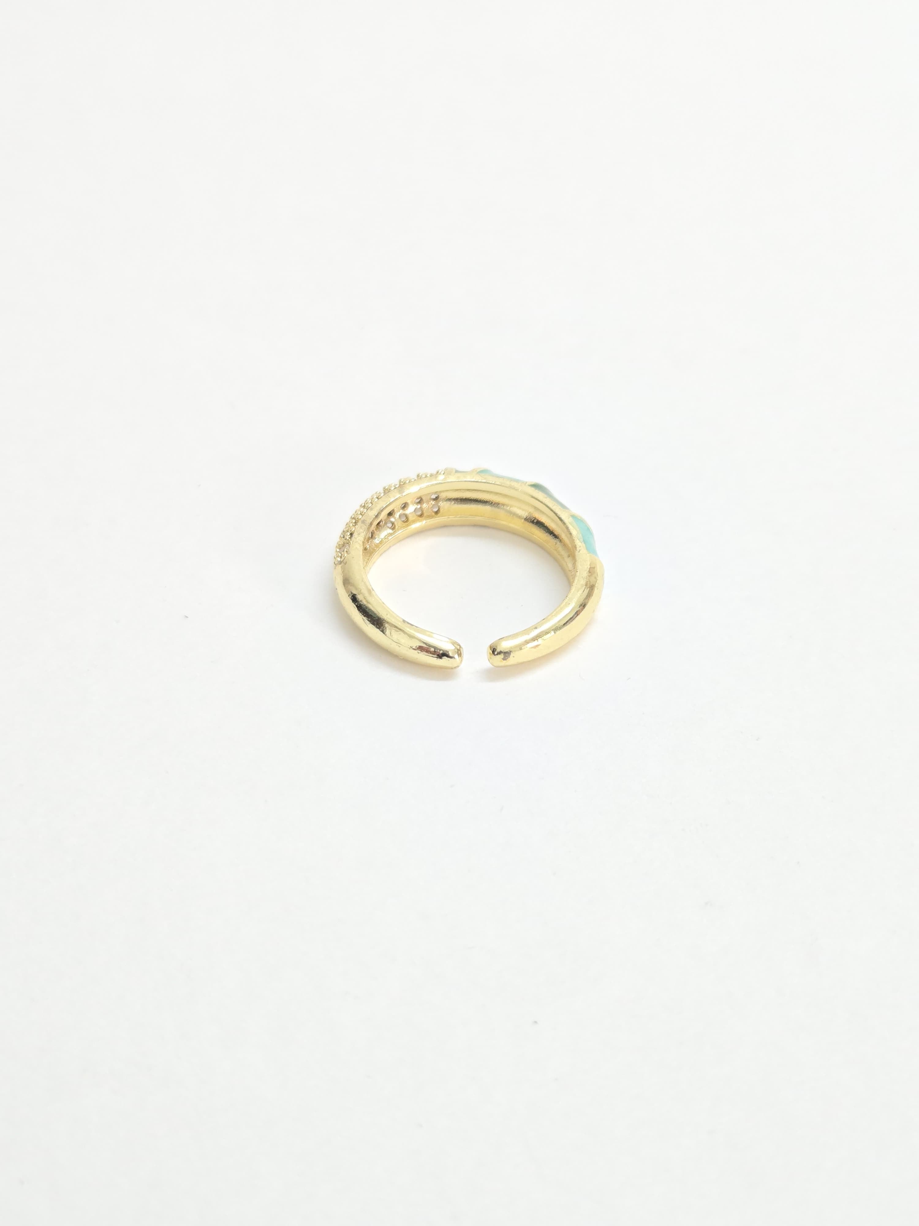 Emerald Luxe Shield Ring