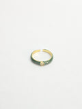 Verdant Love Heart Ring