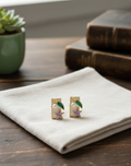 Flora Frame Stud Earrings