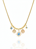 Mystic Charm Cluster Necklace
