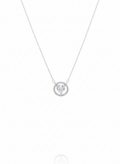Luna Circle Sparkle Necklace