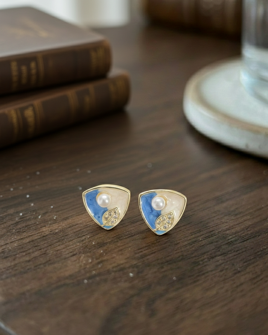 Luna Art Triangle Studs